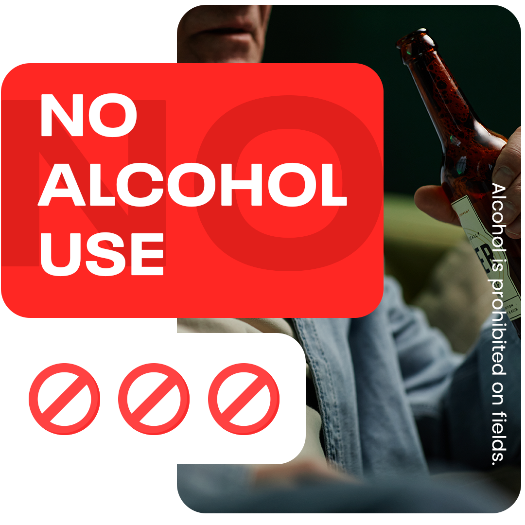 No alcohol